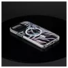 Evelatus Apple iPhone 15 Pro PC+TPU dėklas su MagSafe - individualus gėlių raštas