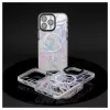 Evelatus Apple iPhone 15 Pro PC+TPU dėklas su MagSafe - individualus gėlių raštas