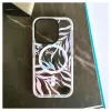 Evelatus Apple iPhone 15 Pro PC+TPU dėklas su MagSafe - individualus gėlių raštas