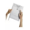DURABLE DURACLIP A4 suspaudimo aplankas permatomas, talpina 100 lapų, 50 vienetų pakelis 291919