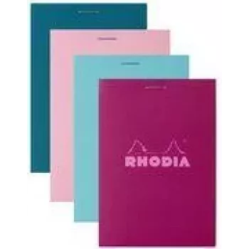 Rhodia Nr. 11 A7 languotas bloknotas, įvairių spalvų, 80 lapų, 10 vnt. pakelis 11295C