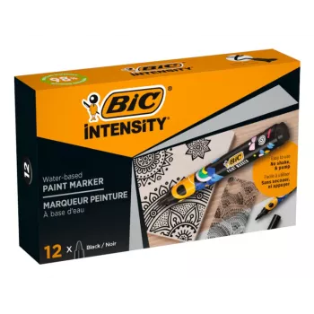 BIC Intensity Permanentinis Žymeklis, Apvalus Antgalis, Juodas, 1,5-2,3 mm, 1 vnt. (5274771)