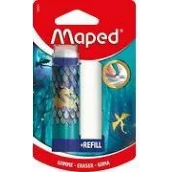 Maped DRAGON išsukamas plastikinis trintukas su papildymu, lūpdažio formatu, blister pakelyje 152024