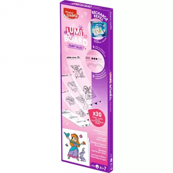 „Maped Creativ Princess“ papildymo rinkinys „LUMI BOARD“ LED šviesos stalams, 20 atsekimo lapų 907096