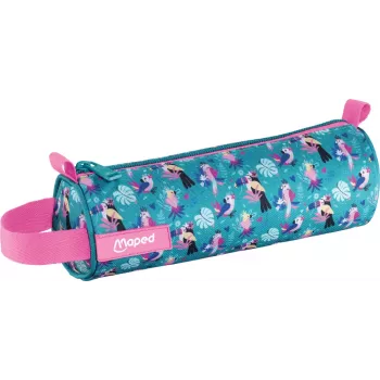 Maped Tropical Roll Pencil Case, poliesteris, užtrauktukas, nešiojimo kilpa, daugiaspalvis 932904