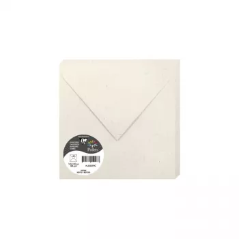 Clairefontaine Pollen Natura perdirbto popieriaus kvadratinis vokas 165 x 165 mm, 120 g/qm, vienetas 55019C