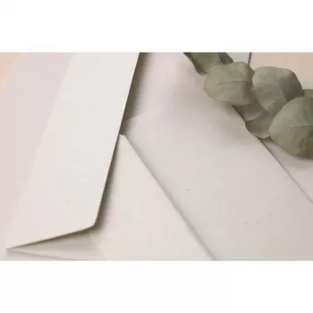 Clairefontaine Pollen Natura perdirbto popieriaus kvadratinis vokas 165 x 165 mm, 120 g/qm, vienetas 55019C