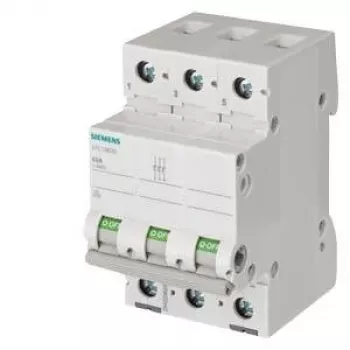 SIEMENS 5TL13910 Atjungimo jungiklis 100A 3 polių 400V AC DIN bėgelis