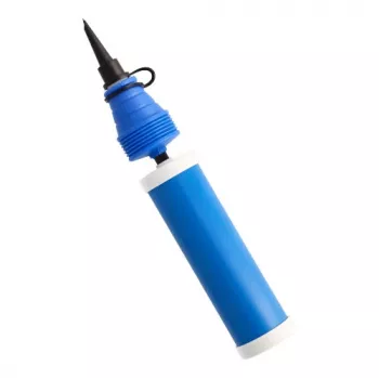 PAPSTAR dvipusio veikimo balionų pompa, mėlynas plastikas, 275 mm, 1 vnt. (89199)
