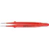 KNIPEX 92 27 62 VDE preciziniai pincetai, smailiu smulkiu antgaliu, 150 mm, izoliuoti 1000V