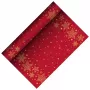 PAPSTAR Christmas Shine raudonas Airlaid staltiesės takelis, 400 mm x 3 m, ritinyje, 1 vnt. 88657