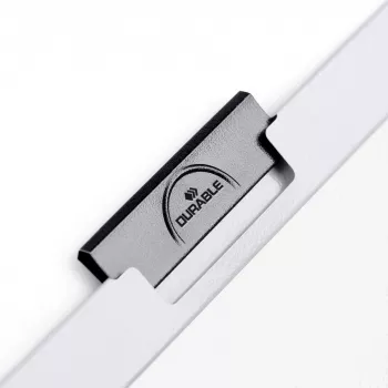 DURABLE DURACLIP 60 A4 segtuvas su spaustuku juodas (25 vnt. pakuotė) 220902