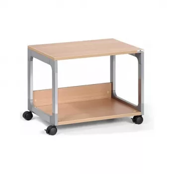 DURABLE SYSTEM 48 Daugiafunkcis universalus vežimėlis, 3 lentynos, šviesiai pilkas, 600 x 480 x 900 mm, 120 kg bendra apkrova 3710124