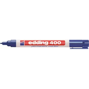 Edding 400 Permanent Marker Set 4-400-4-1999, juodas/raudonas/mėlynas/žalias, atsparus vandeniui