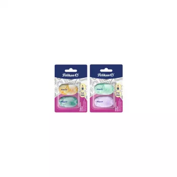 Pelikan ergonominė PVC neturinčio plastiko trintukas, 2 vnt. blister 400207753
