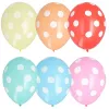 PAPSTAR Dots įvairiaspalviai lateksiniai balionai, 29 cm, 100 vnt. 84525
