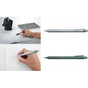 Tombow MONO graph fine mechaninis pieštukas 0,5 mm, sidabrinis, 4 mm kreipiamasis vamzdelis SH-MGF04