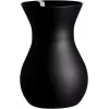 Ritzenhoff & Breker ANNALENA matinis juodas kūginis stiklinis gėlių vazas, 180 mm 816693