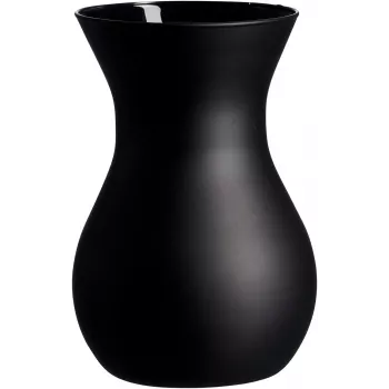 Ritzenhoff & Breker ANNALENA matinis juodas kūginis stiklinis gėlių vazas, 180 mm 816693