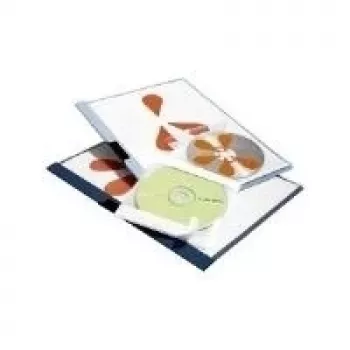 Durable CD/DVD FIX lipnios CD kišenės, permatomos, 10 vnt.