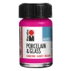 Marabu porceliano ir stiklo dažai, blizgūs, avietinės spalvos, 15 ml 11150039131