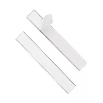DURABLE LABELFIX® lipdukų laikiklis su savaiminiu klijavimu 200x20 mm, permatomas, 10 vienetų 802019