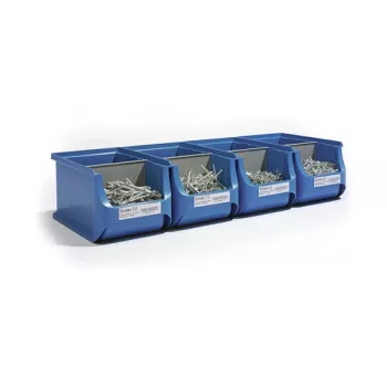 DURABLE LABELFIX® lipdukų laikiklis su savaiminiu klijavimu 200x20 mm, permatomas, 10 vienetų 802019