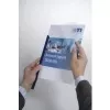 DURABLE A4 suspaudžiamos įrišimo juostelės, 100 lapų talpa, permatomas PP, 50 vienetų pakelis 293919