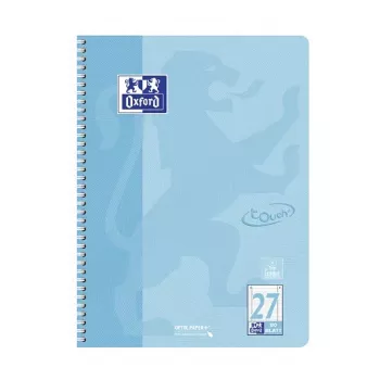 OXFORD Collegeblock TOUCH kvadratais su paraštėmis A4, 80 lapų, 90 gsm, įvairių spalvų 400196079