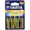 VARTA Longlife AA šarminė baterija 1,5V 2750mAh 4 vienetų paketas (04106110414)