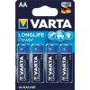 Varta High Energy 04906 AA šarminės baterijos, 4 vnt. pakelis