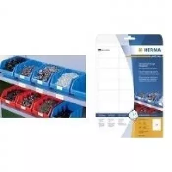 HERMA Special lauko oro sąlygoms atsparūs lipnūs plėveliniai matiniai etiketės baltos 37 x 13 mm 2125 etiketės (25 lapai x 85) 8337