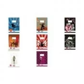 Herlitz X-Book mokyklinis sąsiuvinis A4, languotas su 2 paraštėmis, 16 lapų, 80 g/m², be medienos, FSC sertifikuotas 3322807