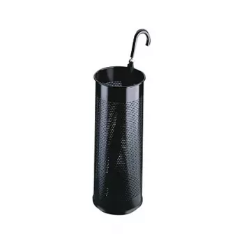 Durable apvalus metalinis skėčių stovas, 28.5 L, juodas (335001)
