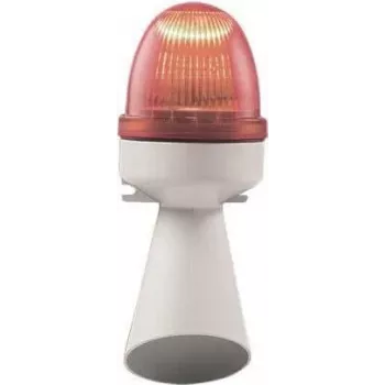 Grothe kombinacinė sirena oranžinė HUPE WL 6311 24V DC (31341)