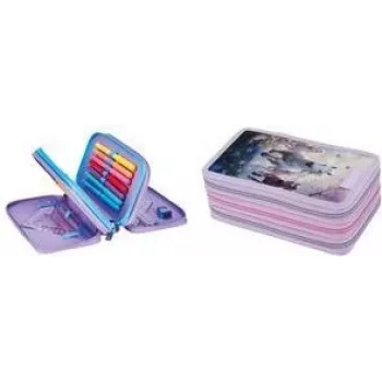 Herlitz TriCase Whisper Mane 31 dalių penalas, poliesteris, 3 skyriai, 3 užtrauktukai 400205915