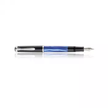 Pelikan Classic M205 rašiklis su plunksnele juodai mėlynas (vidutinio storio plunksna) 801874