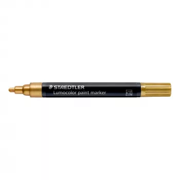 STAEDTLER Lumocolor akriliniai dažai žymeklis auksinis 2,4 mm apvalus antgalis 349-11
