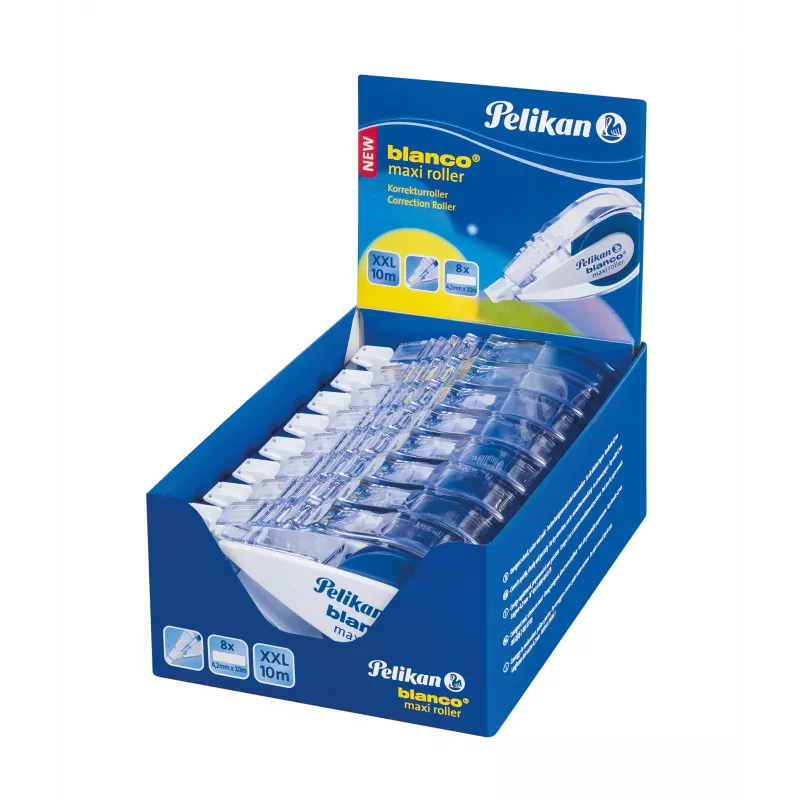 Pelikan blanco Maxi korekcinis volelis, 4,2 mm x 10 m, be tirpiklių, baltas 340315