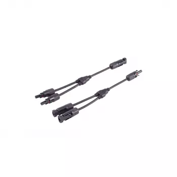 SHIVERPEAKS PV4 T-adapterio kabelio rinkinys, 2-to-1, 4 mm², juodas, 30 cm BS02-21032