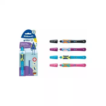 Pelikan griffix atsarginiai plunksnakotų antgaliai, A + L rinkinys (8 pradedantiesiems, 2 kairiarankiams), 10 vienetų 964049