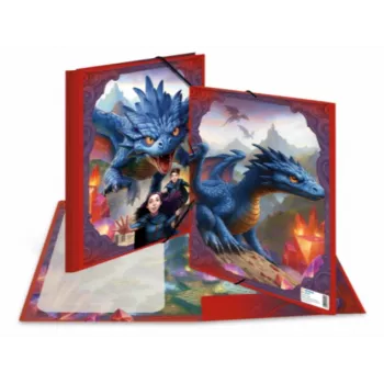 HERMA Dragon kampinis elastingas aplankas A3 kartoninis su 3 vidiniais atvartais 20143