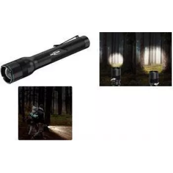 ANSMANN Adventure TA300BF LED žibintuvėlis juodas su diržo segtuku, 300 liumenų, fokusuojamas, IPX4 1600-0761
