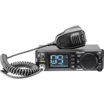 Midland Albrecht AE6390 CB radijas 12/24V 4W AM/FM VOX DIN montavimas su 2,4 inch ekranu 12639