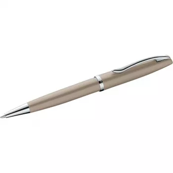 Pelikan Jazz Noble Elegance tušinukas, taupe metalo, sukimo mechanizmas, vidutinio storio mėlyno rašalo 300010130