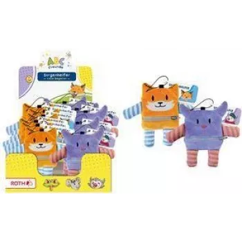 ROTH Sorgenhelfer ABC Friends minkštas žaislas su pilvo kišenėle su užtrauktuku, įvairūs personažai, 1 vnt. 679519