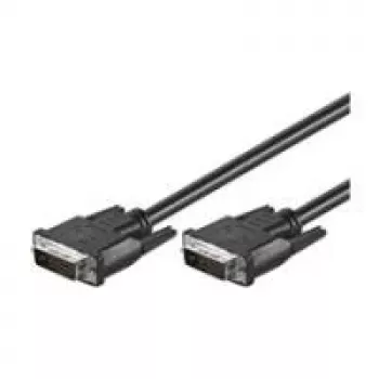 Wentronic goobay DVI-D Dual Link kabelis 0,5m juodas su rankenėlėmis 93295