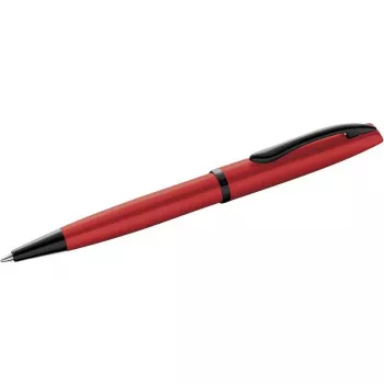 Pelikan Jazz Noble Elegance tušinukas, raudonas metalas, sukamas mechanizmas, vidutinio storio mėlynas rašalas 300010128