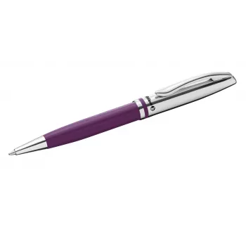 Pelikan Jazz Classic tušinukas, violetinio metalo, sukimo mechanizmas, mėlynas rašalas, vidutinis 300013899