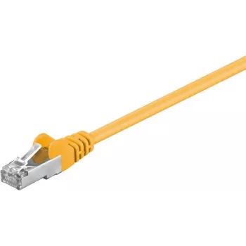 Wentronic Goobay CAT 5e tinklo kabelis, F/UTP, geltonas, 7,5 m - CCA aliuminis su vario danga (50169)
